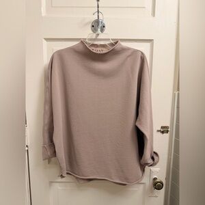 Frank & Eileen Effie Capelet Fleece, EUC in color Biscotti